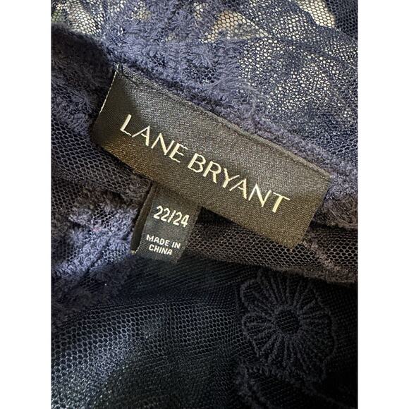 Lane Bryant Floral Lace Sheer Kimono Open Front Overpiece Duster Plus Size 22/24 - Picture 8 of 12